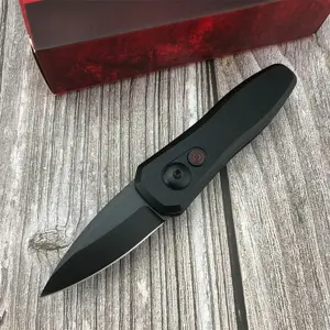 7500BLK Launch 4 Mini Button Assisted Folding Pocket Knife 8Cr18Mov Black DLC Blade  Handles Everyday Carry Outdoor Camping Tool for Gift Knives edc  men