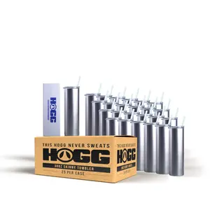 30oz SKINNY TUMBLER W/ SLIDING LID & STRAW CASE (25 UNITS)