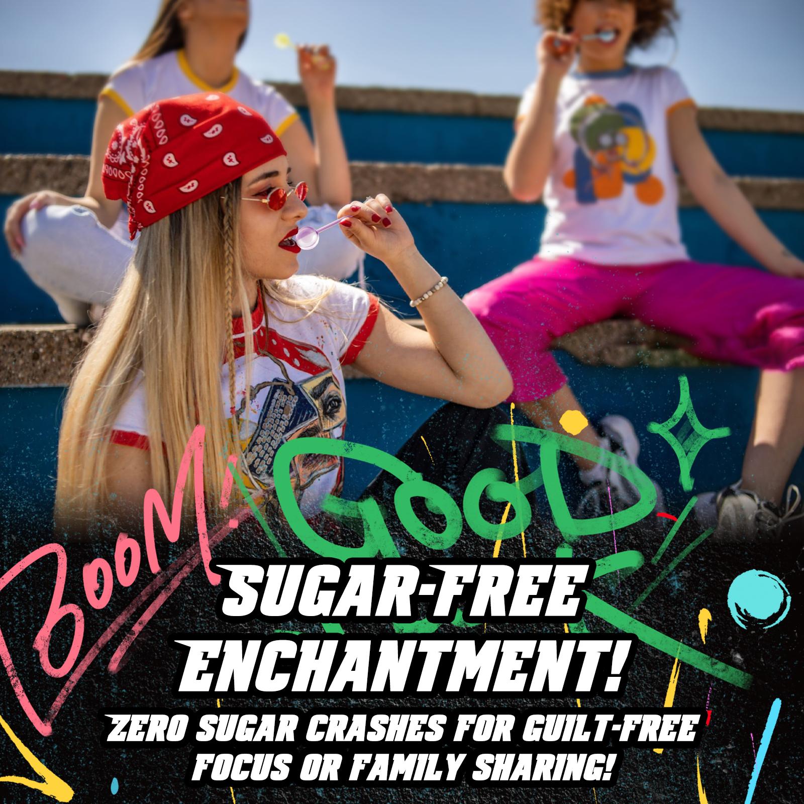 AMOS Audio Lollipop Candy Gift Box – Sugar-Free Music Lollipops with Bone Conduction Sound, 4 Hip-Hop Flavors, Fun Creative Candy for Kids & Adults AMOS Audio Lollipop Candy Gift Box – Sugar-Free Music Lollipops with Bone Conduction Sound, 4 Hip-Hop Flavors, Fun Creative Candy for Kids & Adults