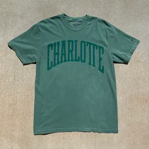 Glory Days Apparel -  Charlotte Color Stack Campus Green T-Shirt