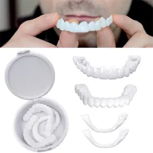 Perfect Fit Teeth  Fake Tooth Cover Snap On Temporary Smile Veneers Teeth Easy to Use Veneers Dentures Veneer