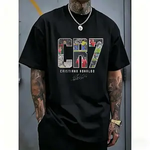 Ronaldo #7 Collage Tribute Shirt, Soccer Graphic Tee Portugal Ronaldo, Gift For Soccer Fans GOAT Football Unisex T-Shirt