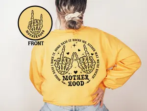 Motherhood Some Days I Rock It Sweatshirt, Funny Motherhood Sweatshirt, Skeleton Hand Sweatshirt, Motherhood Crewneck, Mama Hoodie TTS 1 1511x13
