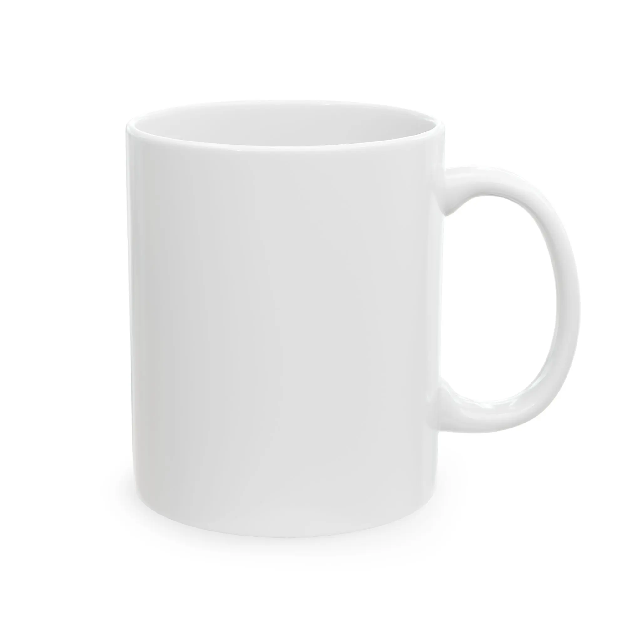 White Ceramic Mug, Sublimation Blank Coffee Mug, Personalized Custom Mug, Plain White Mug For Printing