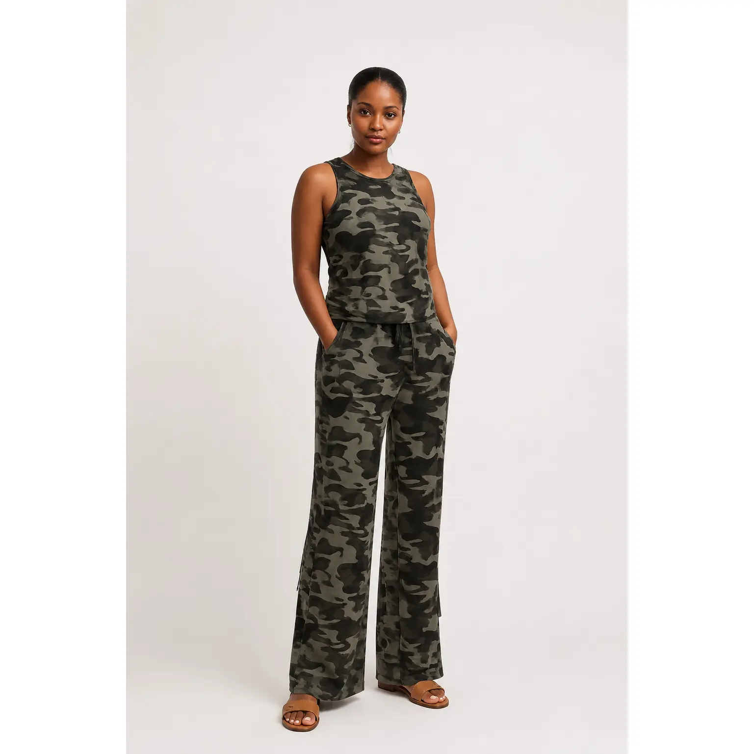 Camouflage jumpsuit