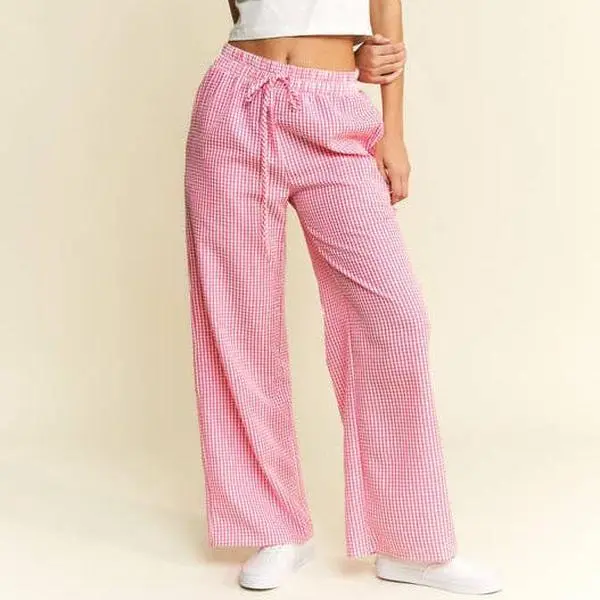 Gingham boxer pants Gingham boxer pants