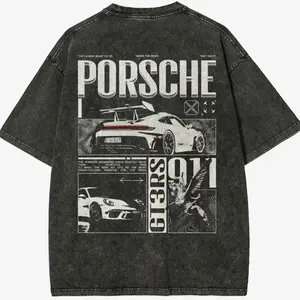 Game Vintage Tee 90s Graphic Tees  Graphic Tee t Shirts Funny Graphic Tee Good Graphic Tees  Graphic Tees Streetwear Outfits  Vacation Outfits Oversized Tshirt 911 GT3RS  Fit Washed T-Shirt PFQ