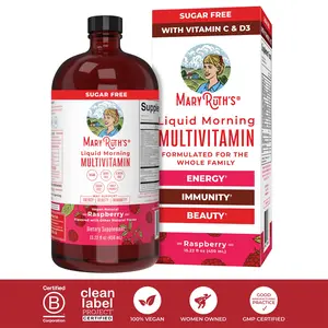 MaryRuth's Liquid Morning Multivitamin - B Complex Vitamins - Vitamins A, C, D, E - Zinc - Beauty - Vegan - Sugar Free - 15.22 Fl Oz MaryRuth's Liquid Morning Multivitamin - B Complex Vitamins - Vitamins A, C, D, E - Zinc - Beauty - Vegan - Sugar Free - 15.22 Fl Oz