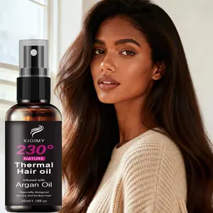 10-In-1 Hair Frizz Control Anti Frizz Oil for Fall & Winter, Smooth Straightening/curling Pre-Treatment, Enhances Shine Density, Repairs Damaged Hair