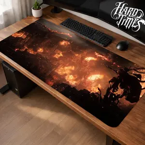 Messmer Eldenring Gaming Mouse Pad Personal, Custome, Anime Desk Mat Extended Keyboard Pad Waterproof Non Slip Rubber Base Large Mousepad for PC Gamer Setup Desk Accessories 40x21 Inch,Office Gifts, Decor desktop