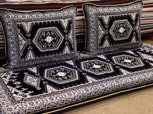 Luxury DARK NAVY Afghan Toshak Cover Set N04 | Velvet High Quality | Custom Made Toshak Set