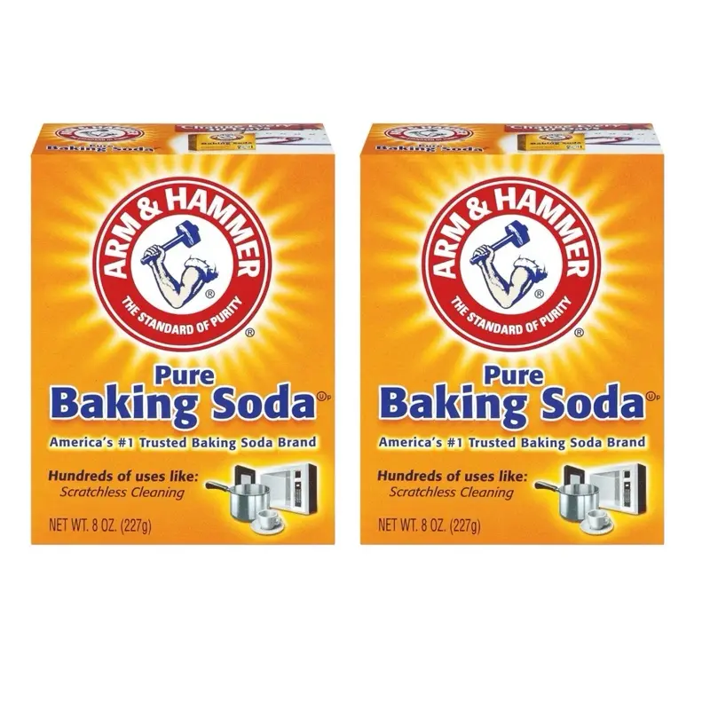 Arm & Hammer Pure Baking Soda, 8oz, Pack of 2