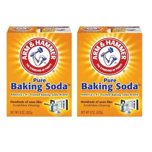 Arm & Hammer Pure Baking Soda, 8oz, Pack of 2