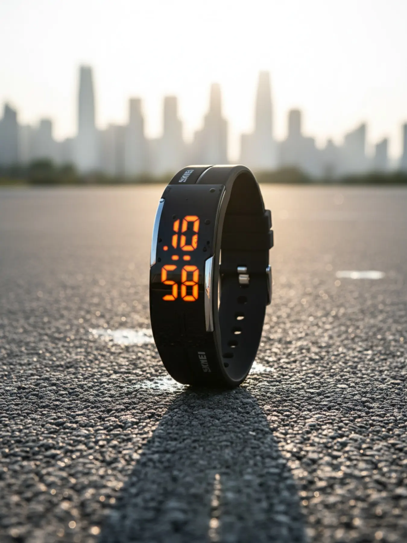 Skmei Electronic Watch, Digital Wristwatch, Fashionable Digital Watch, Casual Trendy Wristwatch, Modern Trendy Watch, Fashion Wristwatches, LED Display, Simple Design, Suitable for Students and Office Workers, Lightweight, Includes Beautiful Packaging Box