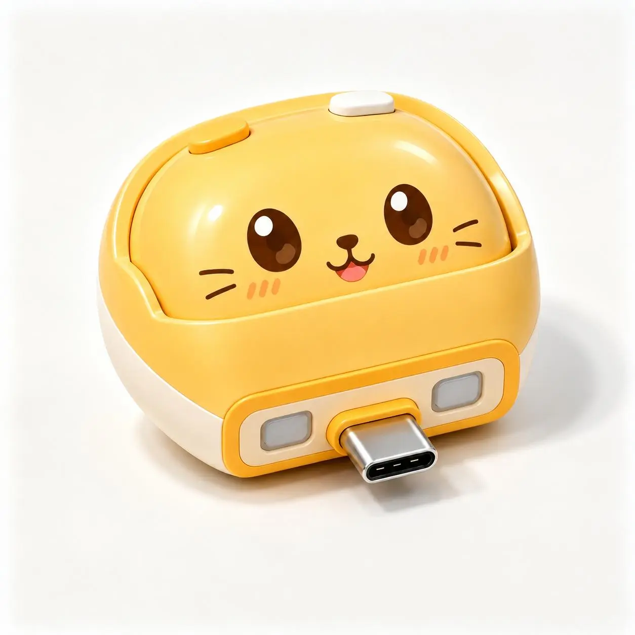 Cartoon Auto Power Cut Adapter – Smart Auto Disconnect, Overcharge Protection, Safe Battery Charging, USB-C (Type-C) Compatible