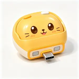 Cartoon Auto Power Cut Adapter – Smart Auto Disconnect, Overcharge Protection, Safe Battery Charging, USB-C (Type-C) Compatible