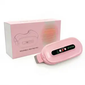 Automatic Portable Heating Pad, Heating Pads Shut Off Belly Wrap Adjustable Belt Portable Cordless Menstrual Back or Belly Pain Relief Heating Pad for Women and Girl Comfort