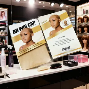 HD Wig Caps For Women 2 Count Transparent Breathable Bald Cap For Wig-7