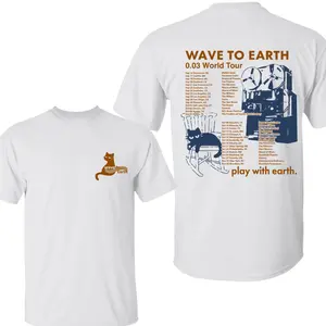 [Sale Up To 63%] Wave to Earth World Tour Graphic T-Shirt for Men & Women - Trendy Cotton Apparel, Fun Gift for Music Lovers, Perfect for Casual Wear girl  power  camisa