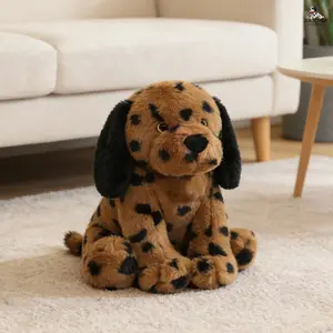 Spotted Dog Plush Animal Toy, Soft Stuffed Spotted Dog Toy, Soft Cuddly Gift, Perfect Gift for Kids & Pet Lovers, High-Quality Material
