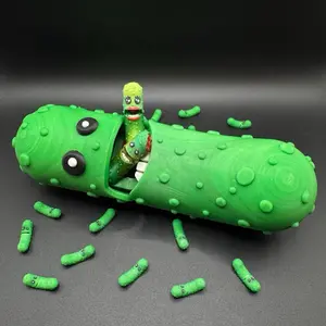 MEGA Tickles The Pickle 3D Articulating, Color Changing Fidget Toy