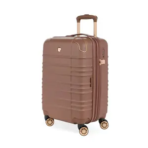 Hardside Carry On Spinner Suitcase - 8-Wheel Solid Design