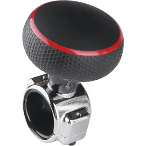 Large Steering Wheel Knob Spinners,  Steering Wheel Spinners Ball Durable  Knob for , SUV, , , Boat etc (Red)