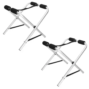 Folding Kayak Stands, Extra Tall Storage Rack for Kayaks, Canoes & SUP Paddle Boards, 150lb Weight Capacity, Portable