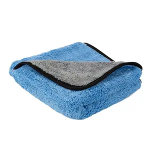 MAX.1014040W. Microfiber Towel 16"x16"/40x40cm 800GSM Edged