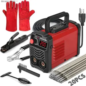 200Amp 20PCS Rods Stick Welder 110V Super MINI Portable IGBT Inverter Machine with Hot Start Arc Force Anti-Stick for 1/16"-1/8" Rods & 2 Chip Hammers Tool IndustrialEverlanelnspired17Full LED Bed Frame with Storage Headboard & 2 DrawersDD14HUB STORE
