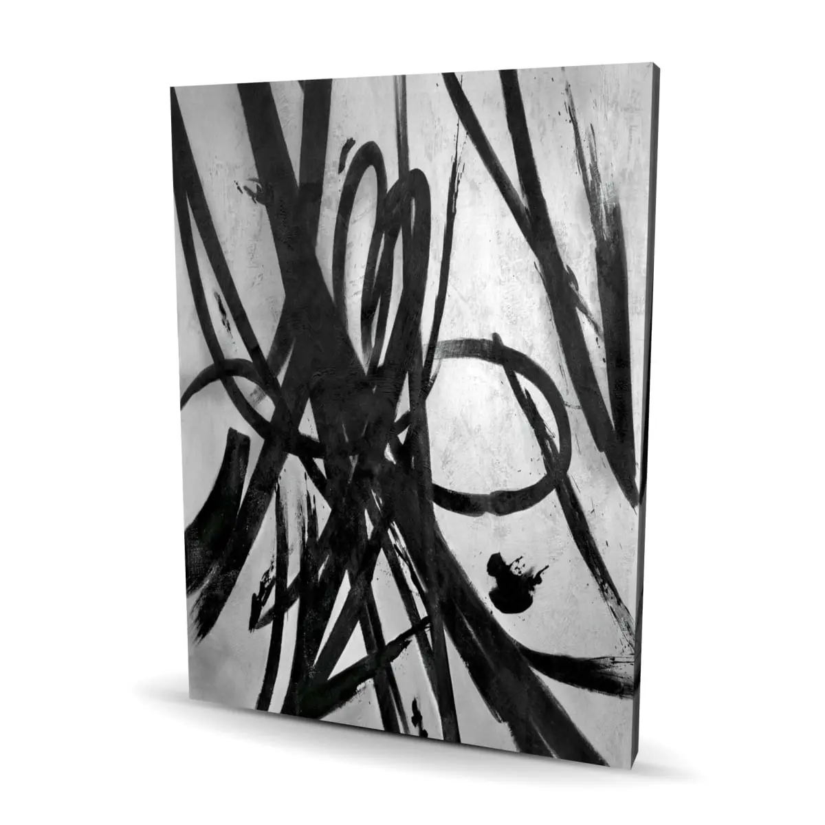 Begin Home Decor C1RC364884O88G 36 x 48 in. Circular Strokes - Minimalist Canvas Art for Home Decor