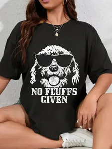 100% Cotton Goldendoodle Labradoodle No Fluffs The Dood Funny Doodle Dog T-Shirt