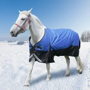 Naudacaa Horse Care Blankets for Winter, 1200D Waterproof Horse Blankets for Real Horses (220G Fill), Warm & Breathable Turnout Horse Sheet