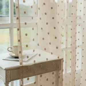 Modern Stylish Colorful Sheer Polyester Curtains, Pocket Rod Hanging Design for Living Room, Bedroom, Balcony, Kitchen Decorating, Home Decoration Curtain