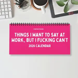 2026 Things I Want To Say At Work Calendar Pink Office Stationery Supplies