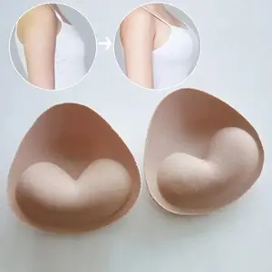 Thick foam breast pads, breast lift, removable pads, cheese cup insert, bikini pad