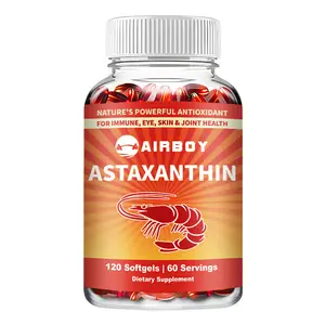 Airboy Hawaiian Astaxanthin - 120 Softgels - Farm Direct Premium Antioxidant Capsules to Support Eye, Skin, Joint and Immune System Health - Non-GMO and Gluten-Free