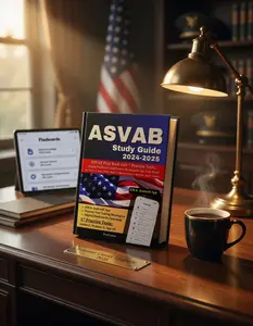 ASVAB Study Guide 2024-2025 for Beginners | 7 Practice Tests, Digital Flashcards & Proven Exam Strategies to Ace Army, Navy, Air Force & Military Entrance Exams | Viral TikTok Study Book