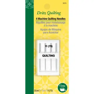 Machine Quilting Needles, Size 11 (75), 4 pc