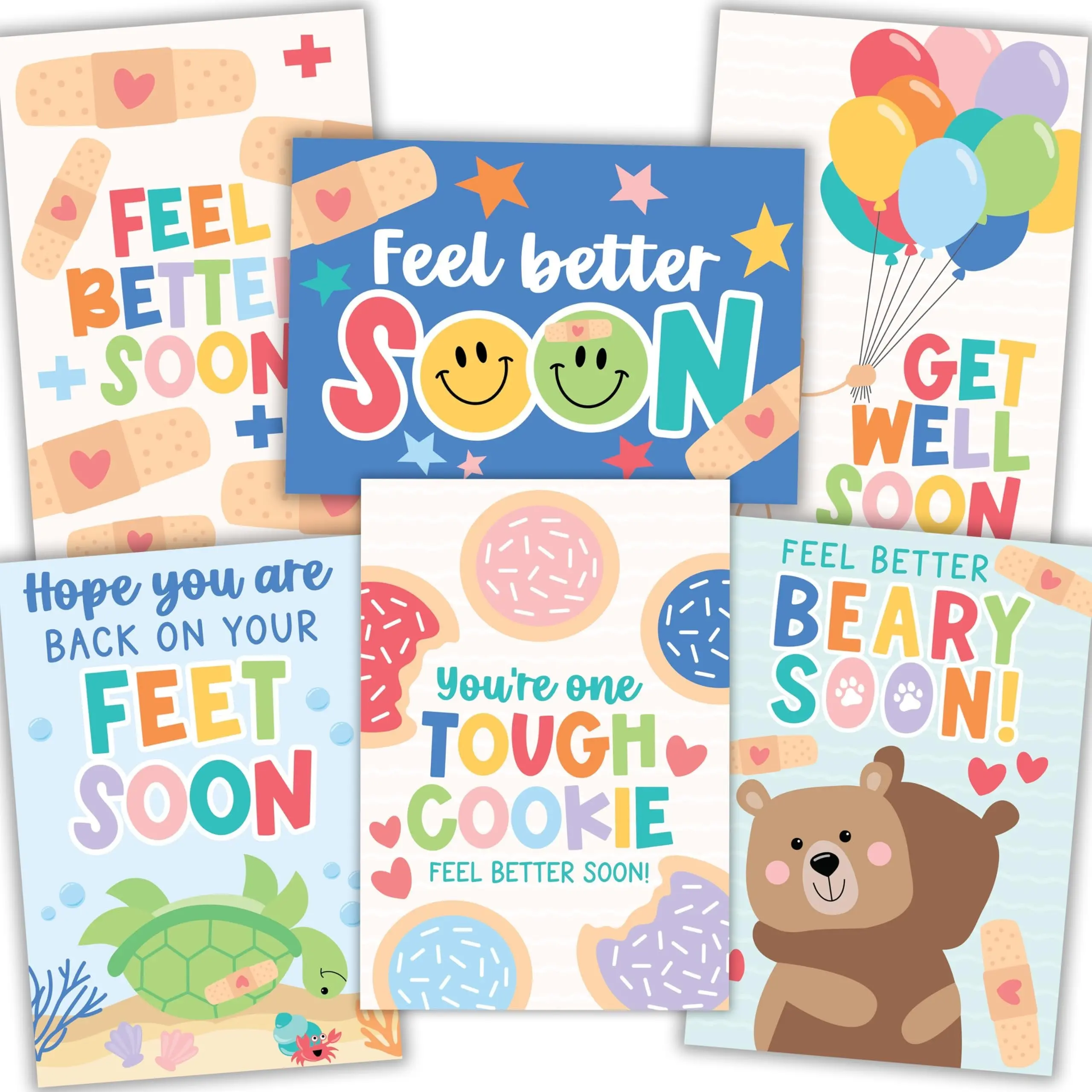 Hadley Designs 4x6 in Personalizable Paper Greeting Cards, Folded Set of 24 with Card Design & Blank Space, Office Stationery with Envelopes Included