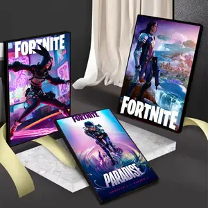 PIKPAKA Hot Shooting Game-F-Fortnites Painting Calligraphy Make Any Room Pop HD Wall Canvas Art | Waterproof Peel & Stick Aesthetic Decor | Thick Canvas Texture with Durable Fade-Resistant Finish | Modern Chic Home Upgrade & Gift Idea