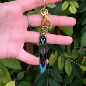 Aventurine - Hard Enamel Honkai: Star Rail Keychain (Fan creation)