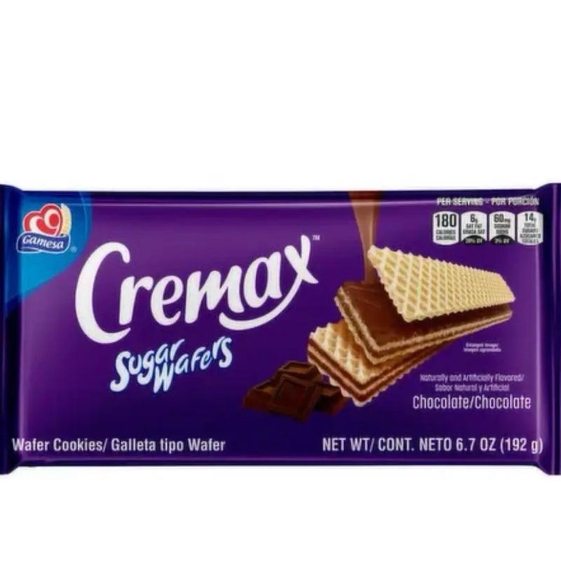 Gamesa Cremax 3 Count Wafers Chocolate Strawberry Vanilla 6.7 Oz Each