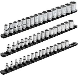 17-Inch Socket Rail with Locking End Caps