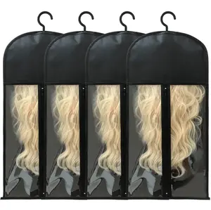 4/8/12 Pcs Wig Storage Bags with Hanger, Breathable & Portable for Multiple Wigs & Hair Extensions – Ideal for Home, Salon & Travel Use