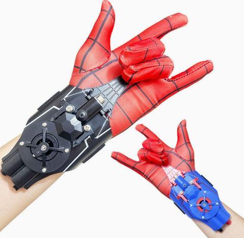 1. Spider Web Launcher Glove Toy, Rechargeable Spider Shooter with Suction Cup Dart, Super Hero Cosplay Wrist Toy Gift for Boys Kids