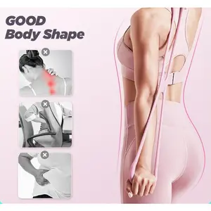 [Outdoorfun] Resistance Bands, Figure 8 Exercise Bands for Women Men, 8 Shaped Resistance Bands for Arms, Chest Expander, Yoga Gym Fitness TPE Material Home Workout Equipment Workout Straps Elastic Tension Belt with Handles