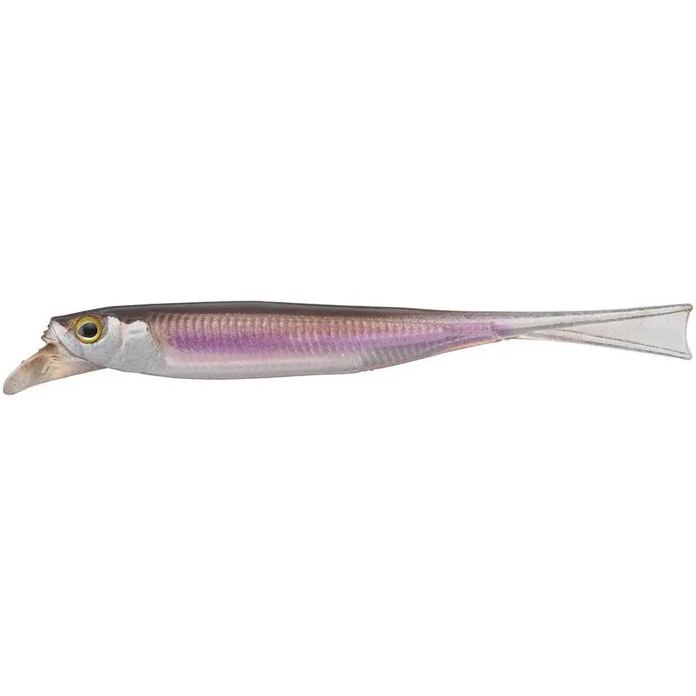 Jackall Revoltage RV-Drift Fry Soft Plastic Minnow - 4 in Bass Fishing Lures, Realistic Look, Customizable Shape, Depth Control, 2 Pre-Drilled Holes, 3D Eyes, 4 Inch, Built-In Soft Plastic Lip, Easy Rigging, Maintain Depth