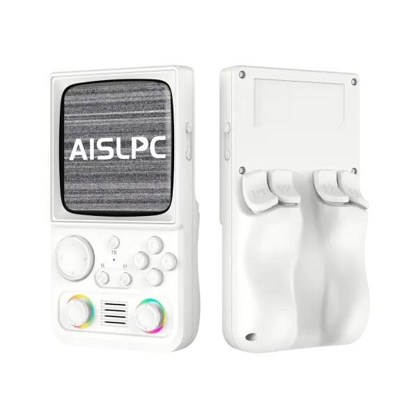 AISLPC R36T MAX Retro Handheld Game Console, 4.0 Inch 720x720 IPS Large Screen, 64GB with 18000+ Games, RK3326 EmuELEC System, WiFi & OTG Support, 4000mAh Battery, Carrying Case, Gamer Gifts