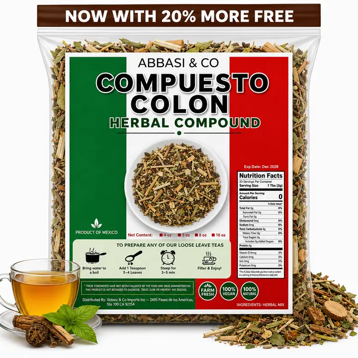 COLON CLEANSE TEA – Detox Tea for Constipation Colon, para limpiar el intestino - stomach ulcers Happy Intestine Tea for Digestion, Gas &amp; Bloating – Organic Loose Leaf –Traditional Ancient Mexican Herbal Mixture